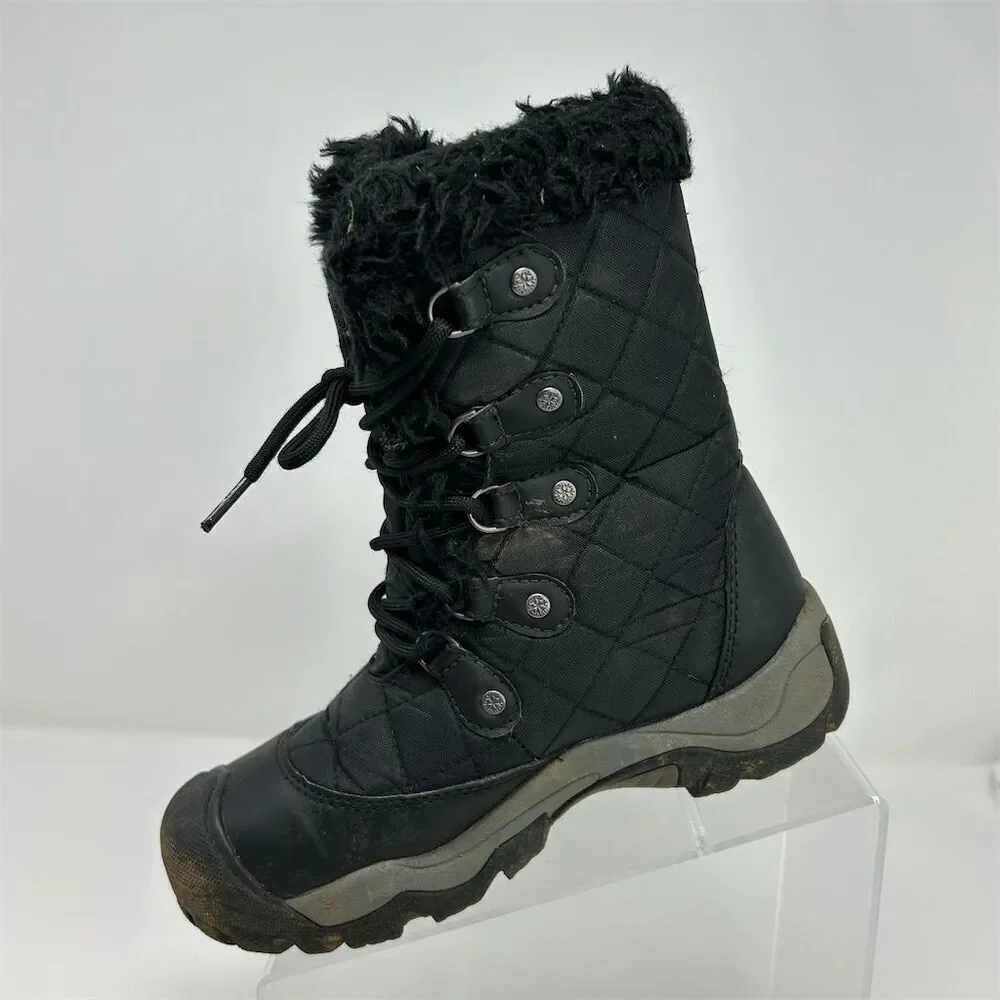 KEEN Women's Black Snow Boots Size 5.5 Waterproof Insulated Winter Warm